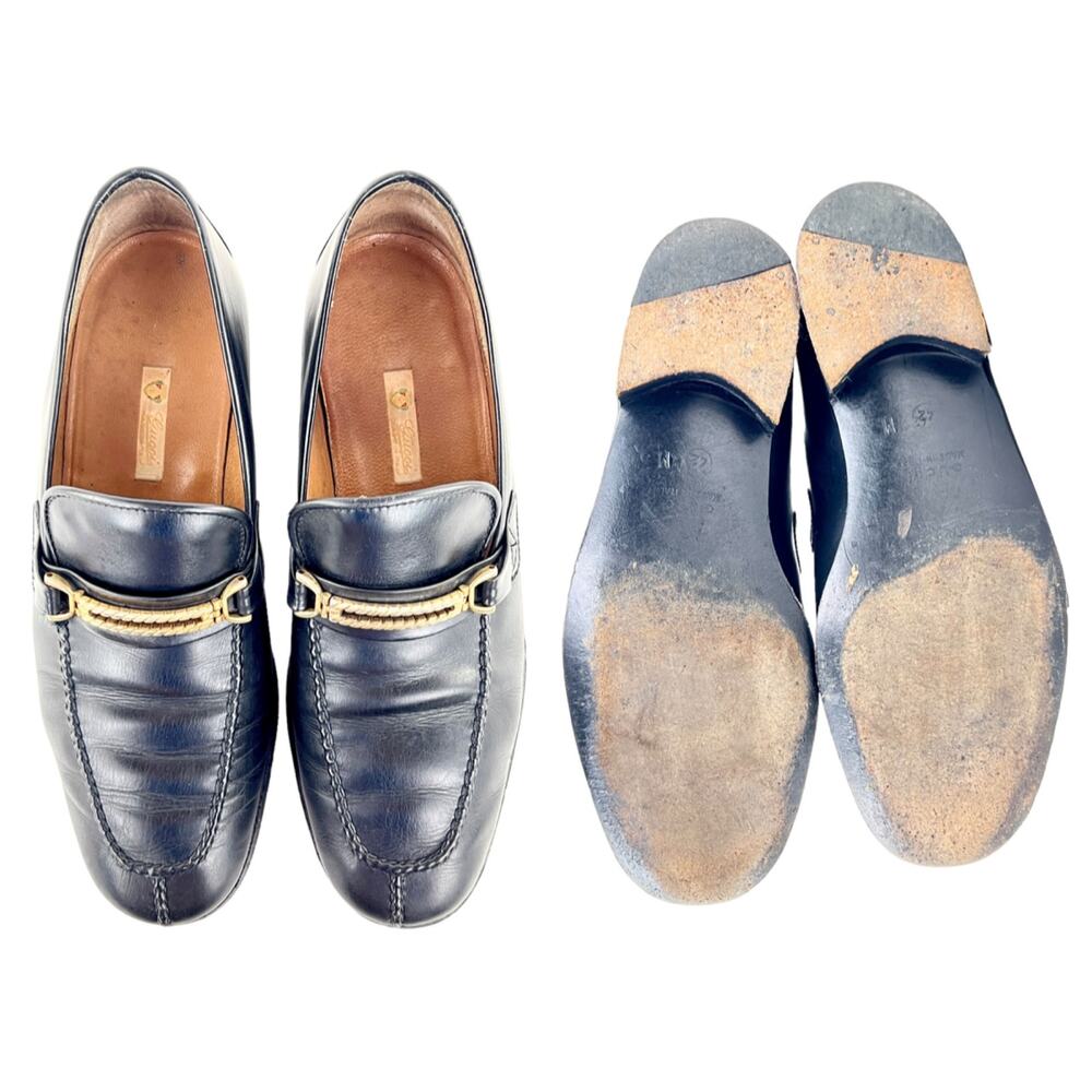 Gucci Vintage Men’s Leather Loafers - Picture 2 of 9